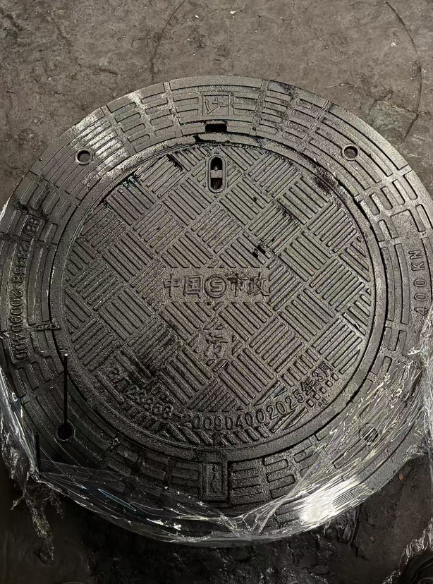 沙洋球墨铸铁防沉降井盖展示