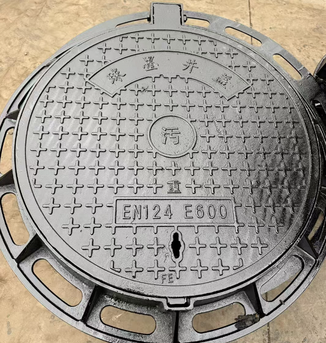 沙洋球墨铸铁五防井盖展示
